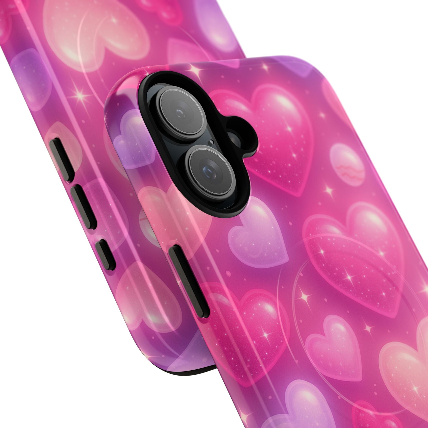 Glitter Hearts Cases for iPhones with MagSafe  Shamo's