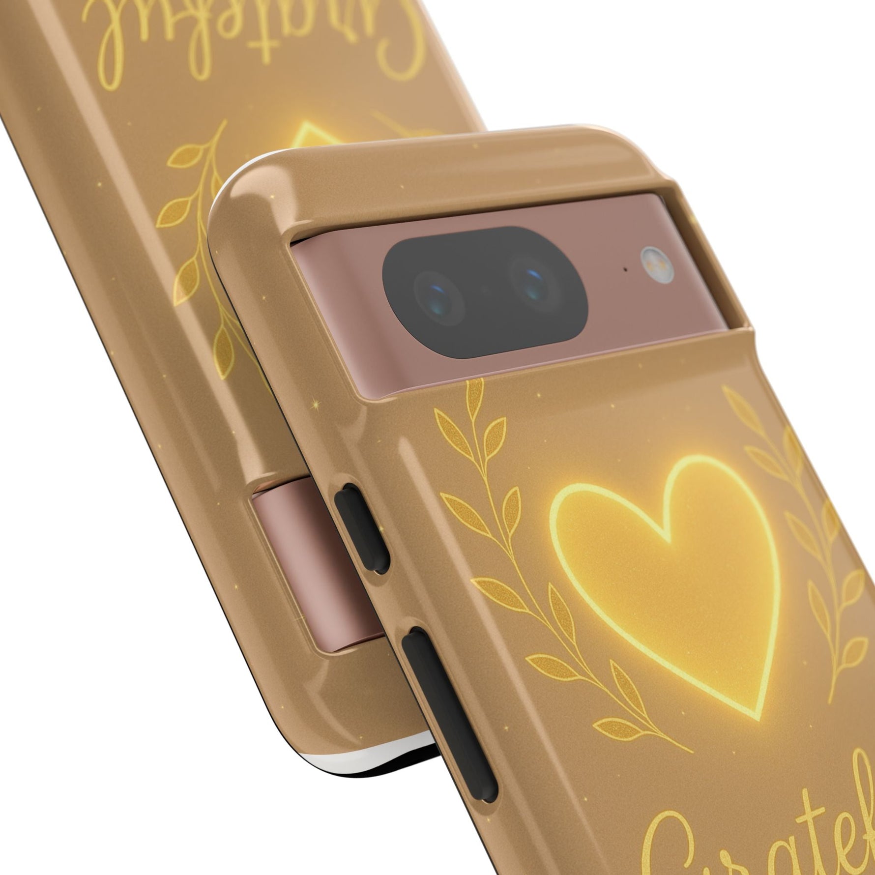 Grateful Heart iPhone Case — Warm Neon Heart  Shamo's