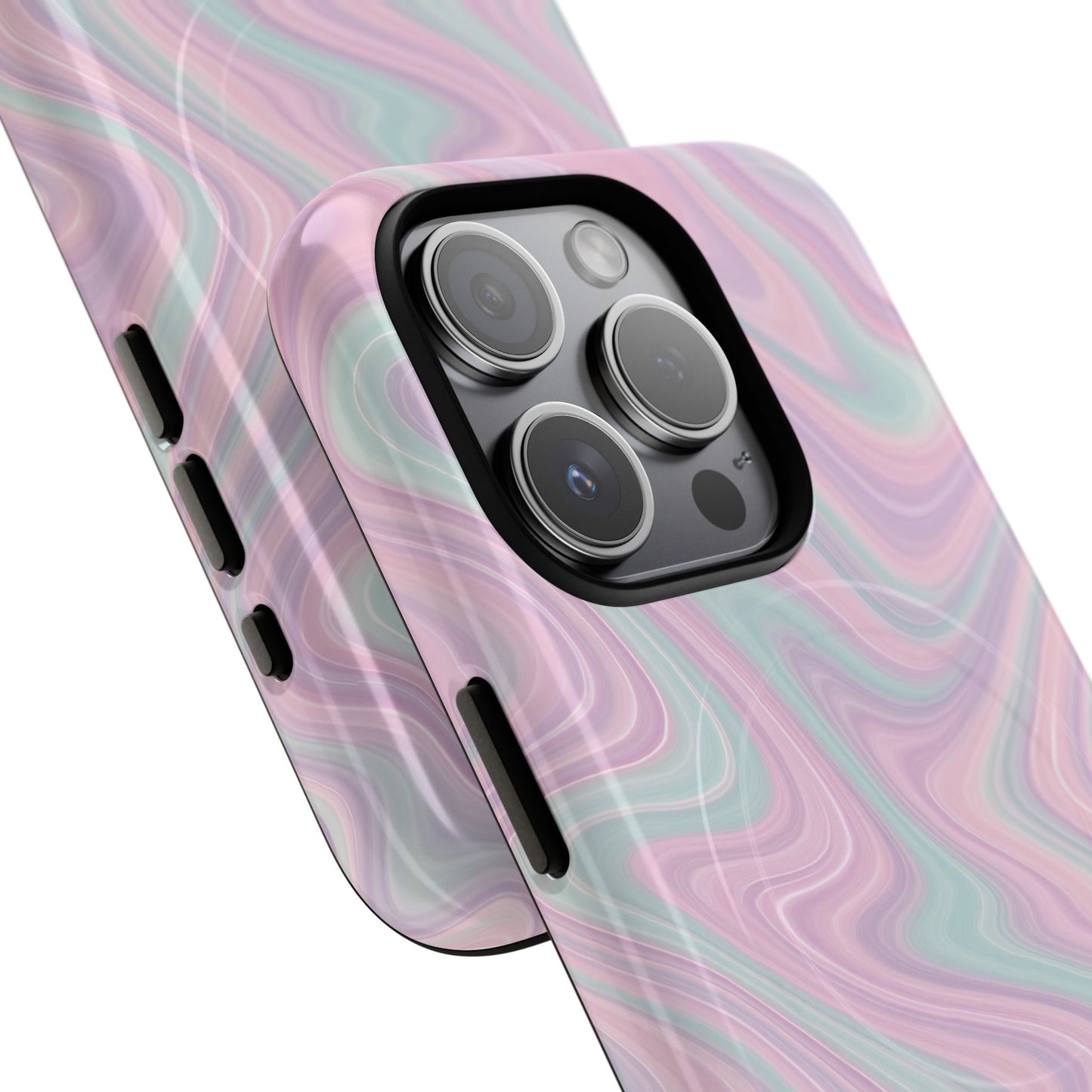 Colorful Marble Pastel Swirl iPhone Case | MagSafe