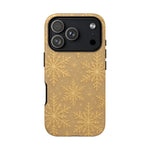 Golden Snowflake Holiday iPhone Case  Shamo's iPhone 17 Pro / Matte