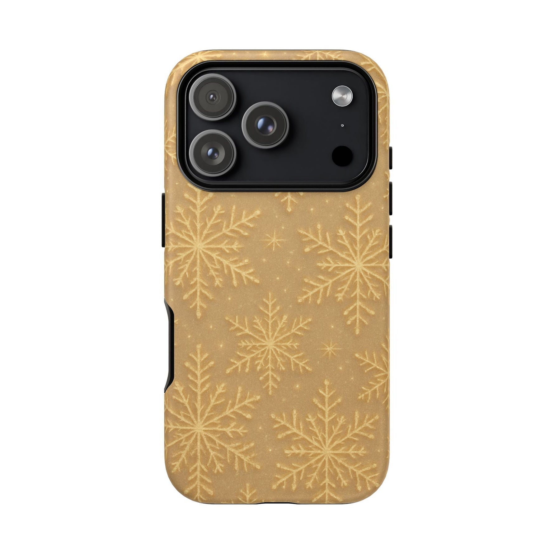 Golden Snowflake Holiday iPhone Case  Shamo's iPhone 17 Pro / Matte