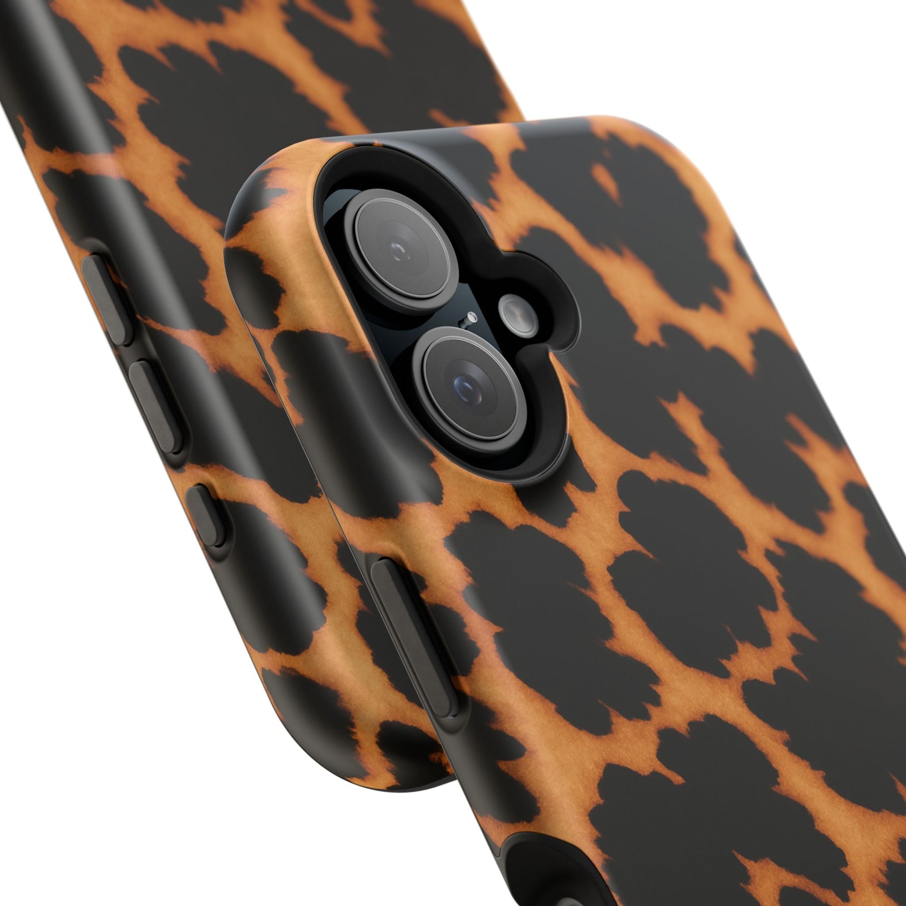Leopard Print Impact-Resistant iPhone Case with MagSafe Compatibility  Shamo's