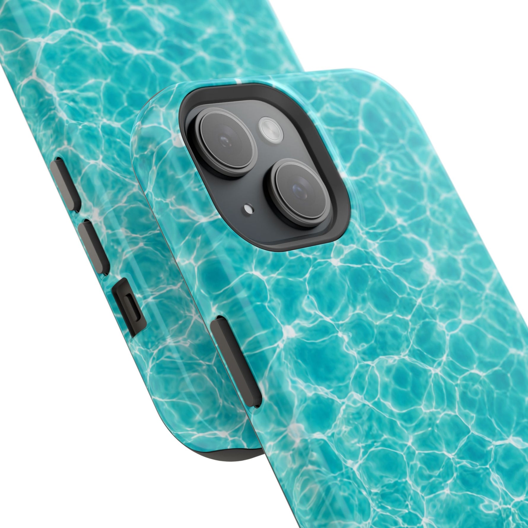 Turquoise Tide Crystal Clear Water MagSafe Phone Case – Tropical Aqua Ocean Ripple Protective Cover