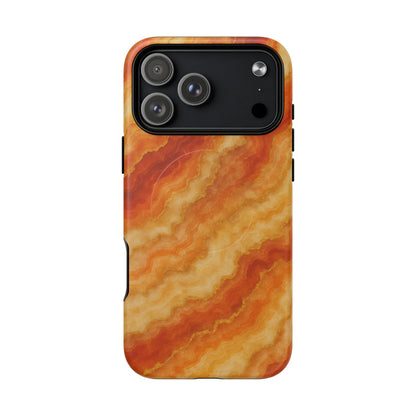 Amber Agate Marble iPhone Case with MagSafe - Shamo's