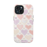 Pastel Heart Love MagSafe Impact-Resistant iPhone Case
