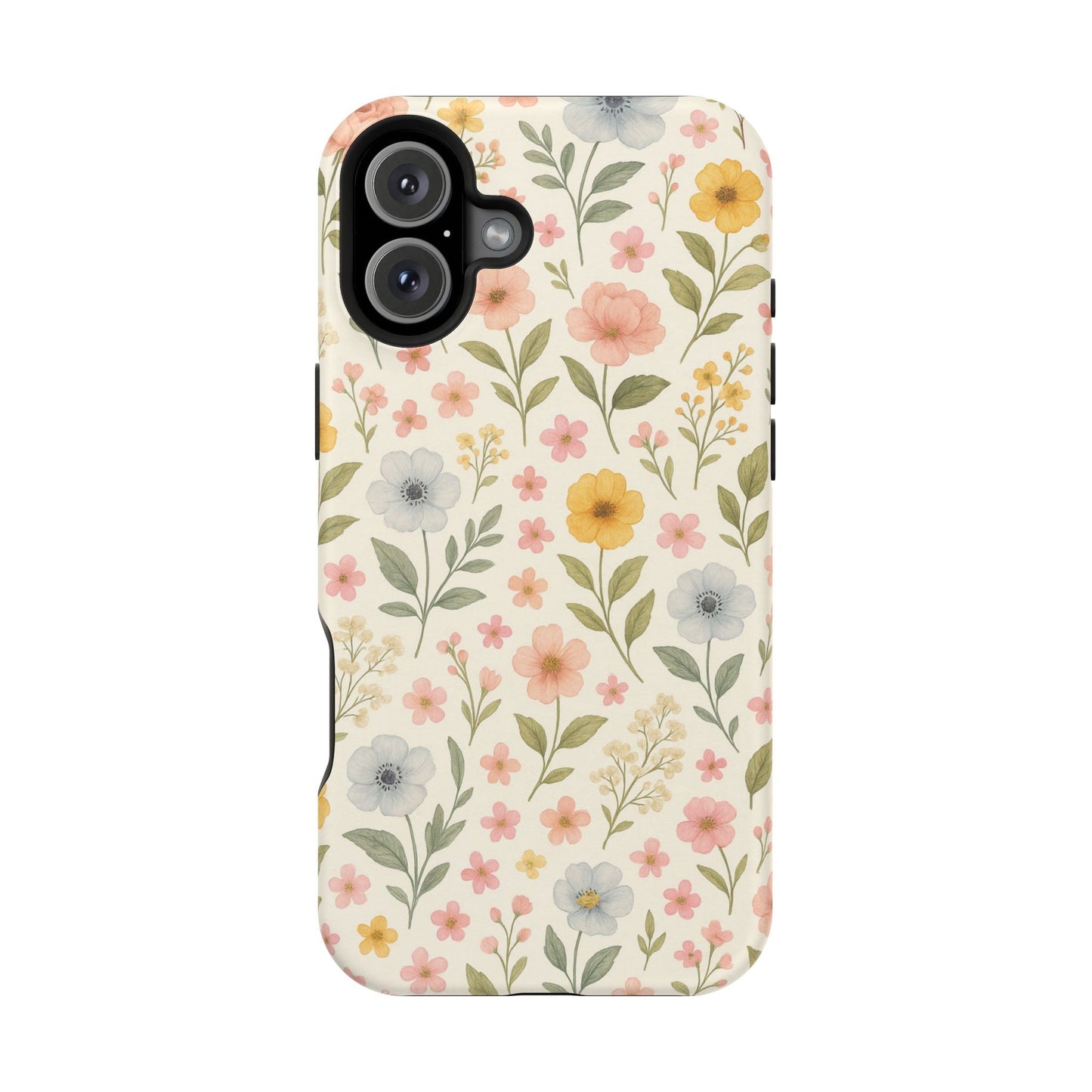 Floral Garden Impact iPhone Case with MagSafe compatibility  Shamo's iPhone 16 Plus / Matte