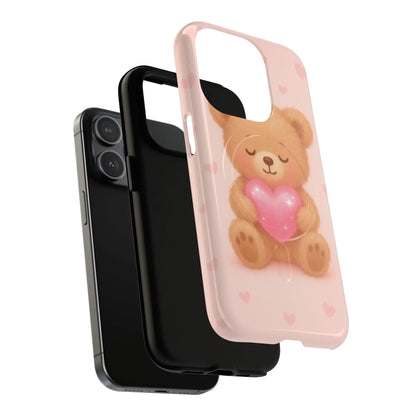 Heart Hug Teddy Bear iPhone Case – with MagSafe - Shamo's