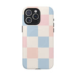 Pastel Checkerboard Pattern iPhone Cases - MagSafe - Shamo's