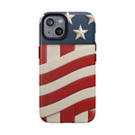Patriotic iPhone Cases - MagSafe Tough American Flag Design - Shamo's