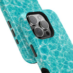Turquoise Tide Crystal Clear Water MagSafe Phone Case – Tropical Aqua Ocean Ripple Protective Cover