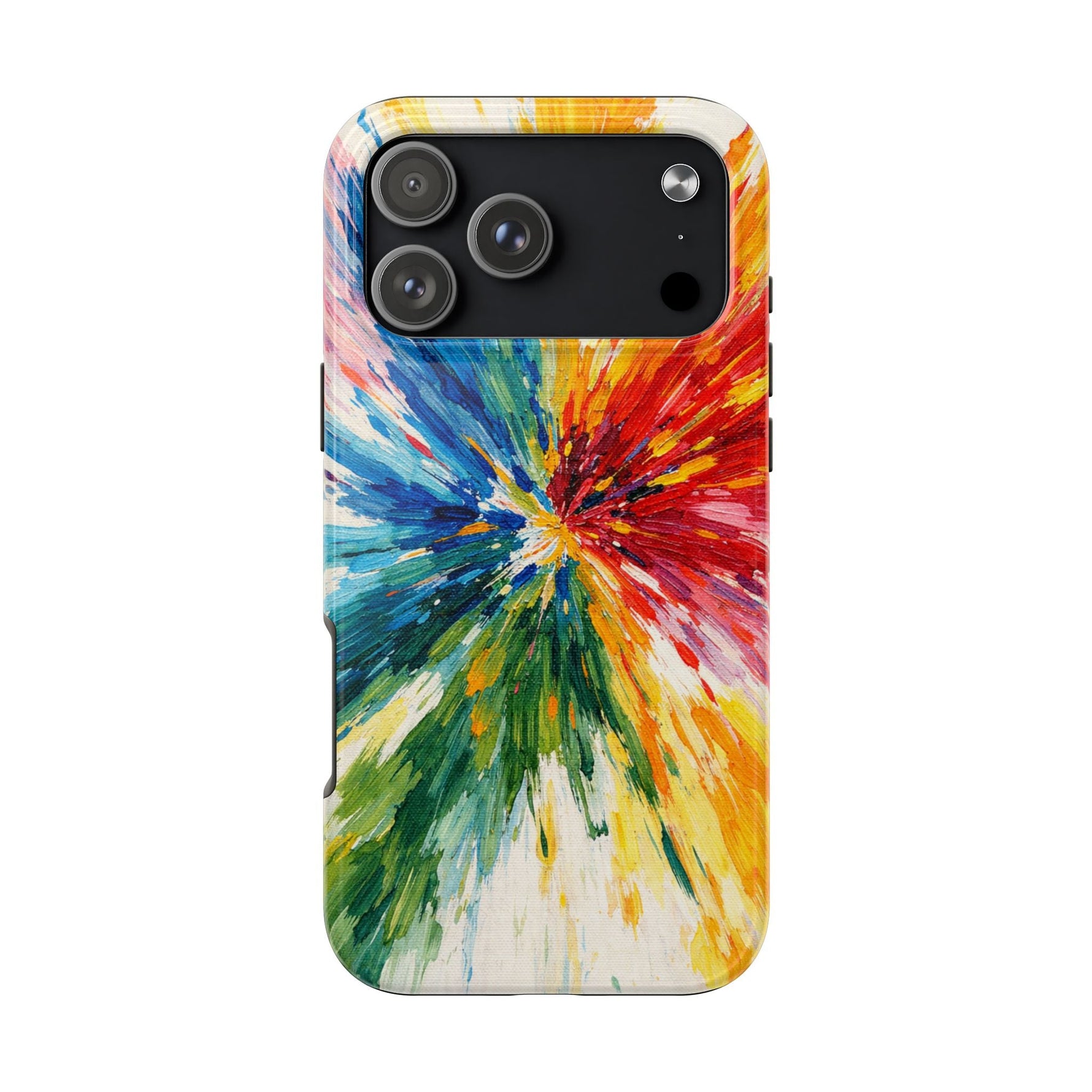 Vibrant Abstract Paint Explosion Impact Phone Case  Shamo's iPhone 17 Pro Max