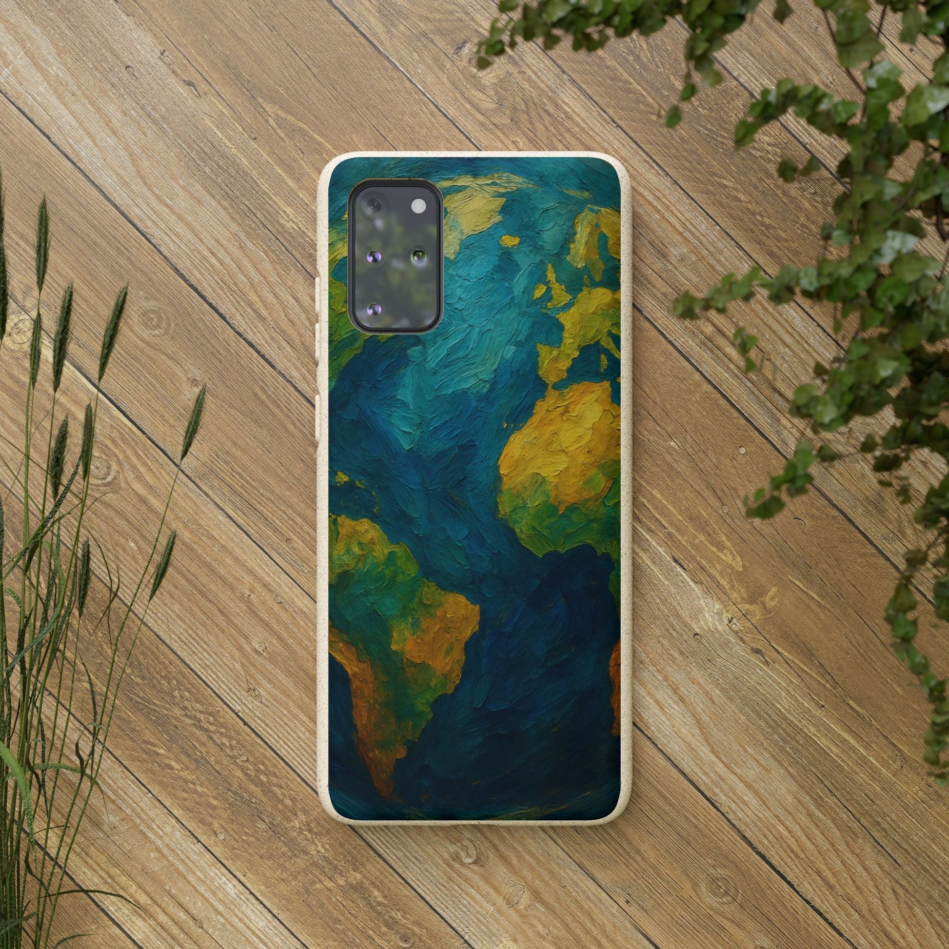 Biodegradable Phone Case — Earth Illustration Eco-Friendly Case  Shamo's