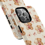 Telefoonhoesje met MagSafe met teddybeer verliefd