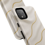 Elegant Gold Wave Tough iPhone Case  Shamo's