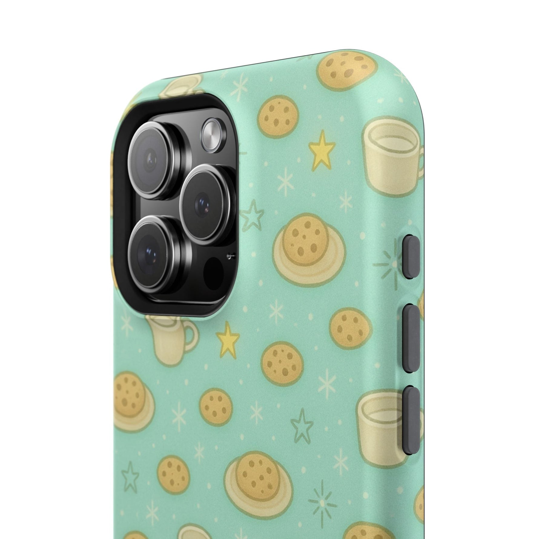 Cookie & Coffee Pattern Tough iPhone Case — Impact-Resistant  Shamo's