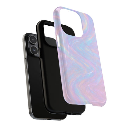 Luxury Series Iridescent Swirl iPhone Case with MagSafe - Shamo's