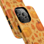 Autumn Harvest iPhone Case — Pumpkin & Haystack Fall with MagSafe  Shamo's
