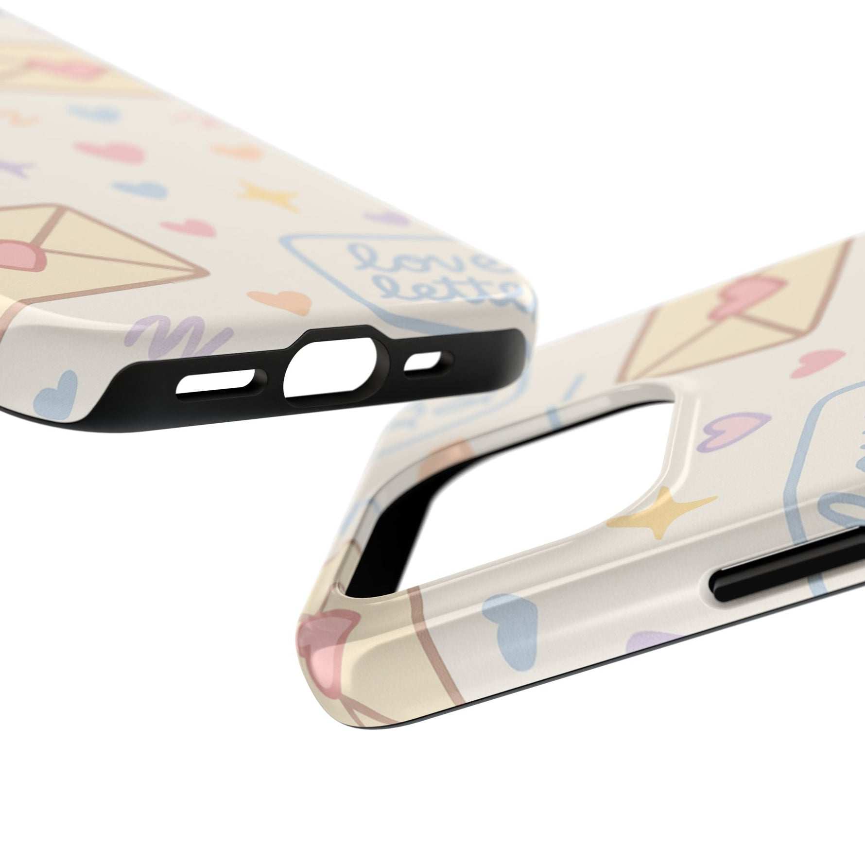 Pastel Love Letter Hearts Impact Phone Case  Shamo's