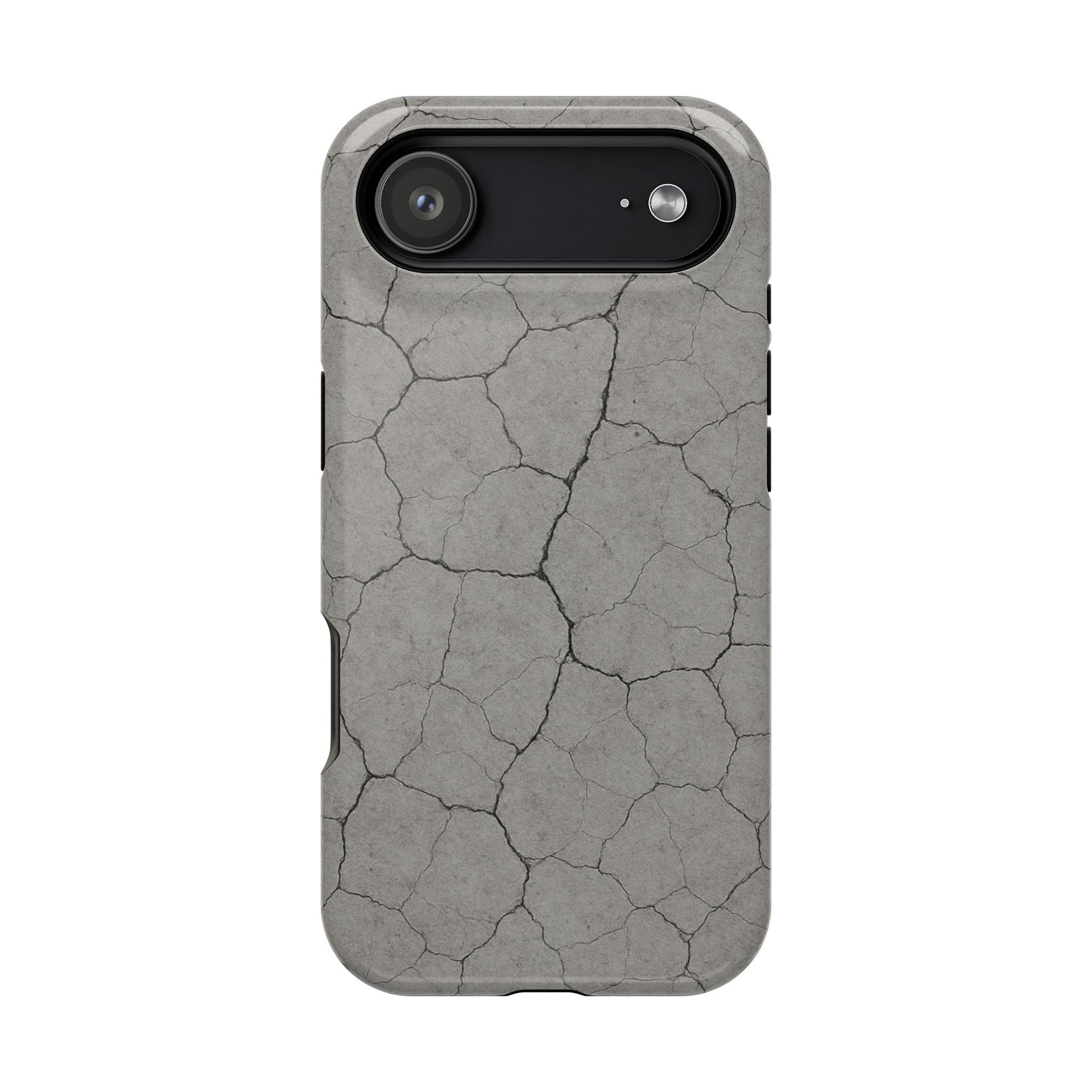 Cracked Concrete Texture iPhone Case with MagSafe compatibility  Shamo's iPhone 17 Air / Glossy