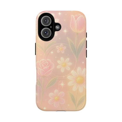 Sparkle Garden Floral iPhone Case with MagSafe