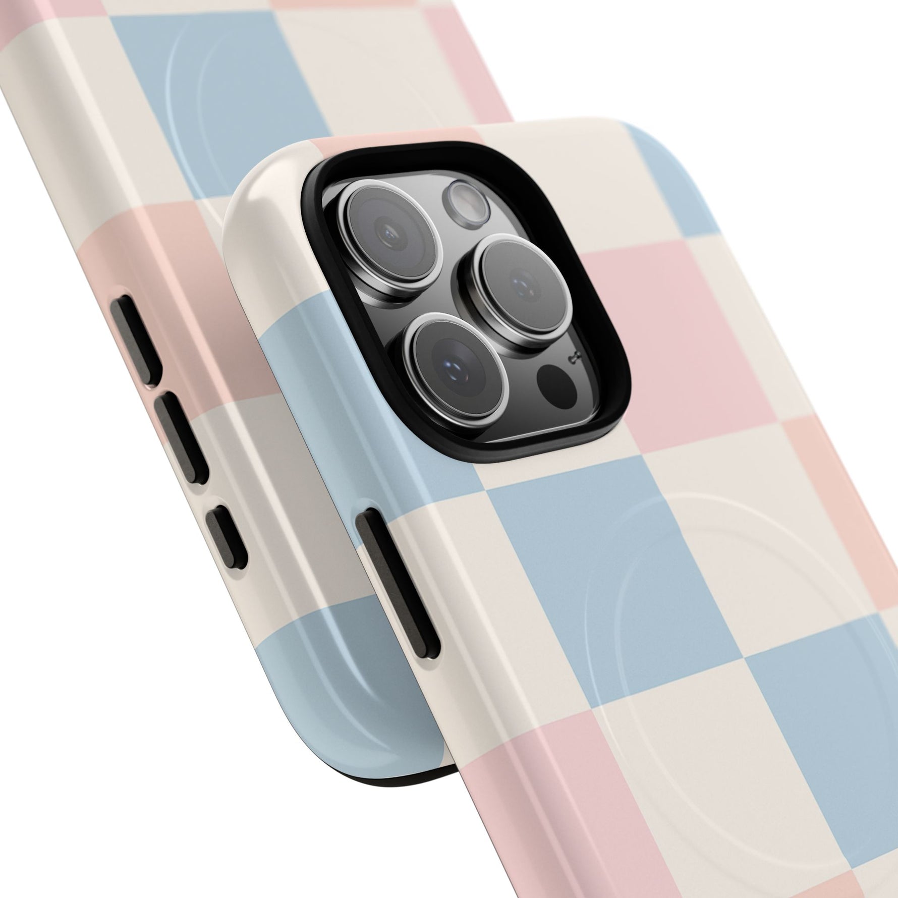 Pastel Checkerboard Pattern iPhone Cases - MagSafe - Shamo's
