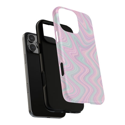 Colorful Marble Pastel Swirl iPhone Case | MagSafe