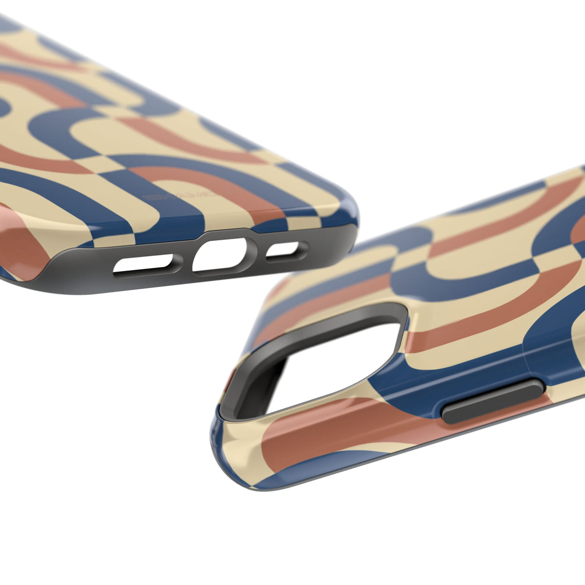 Mod Ribbon – Retro Geometric MagSafe Phone Case