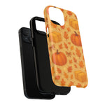 Autumn Harvest iPhone Case — Pumpkin & Haystack Fall with MagSafe - Shamo's