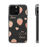 Sweet Love Strawberry Clear iPhone Case | MagSafe - Shamo's