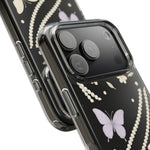 Butterfly Pearl Impact-Resistant Clear iPhone Case - Shamo's