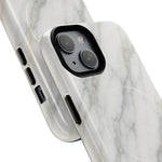 Classic White Marble iPhone Case with MagSafe - Shamo's