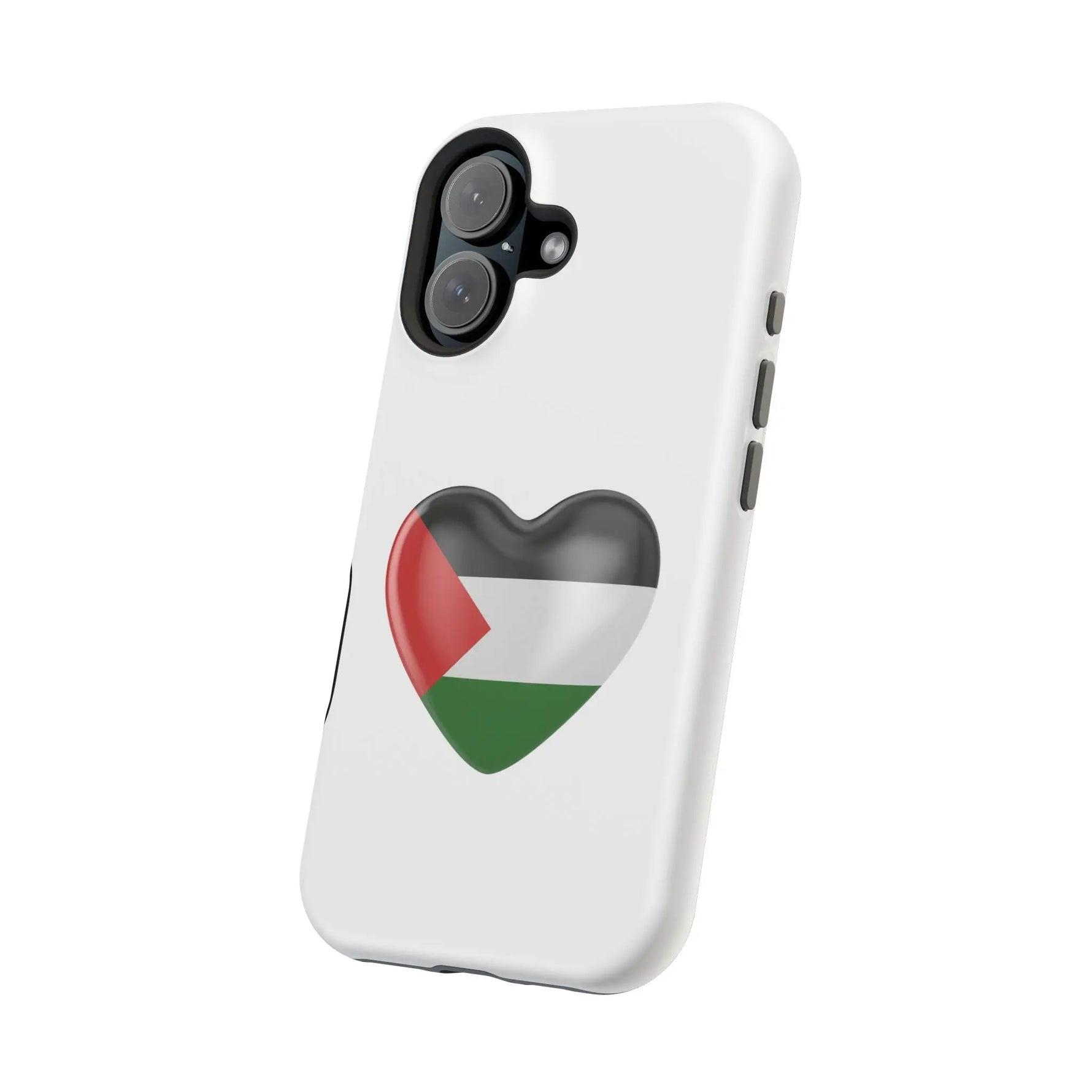 MagSafe Tough Cases with Palestinian flag in heart shape - Shamo's