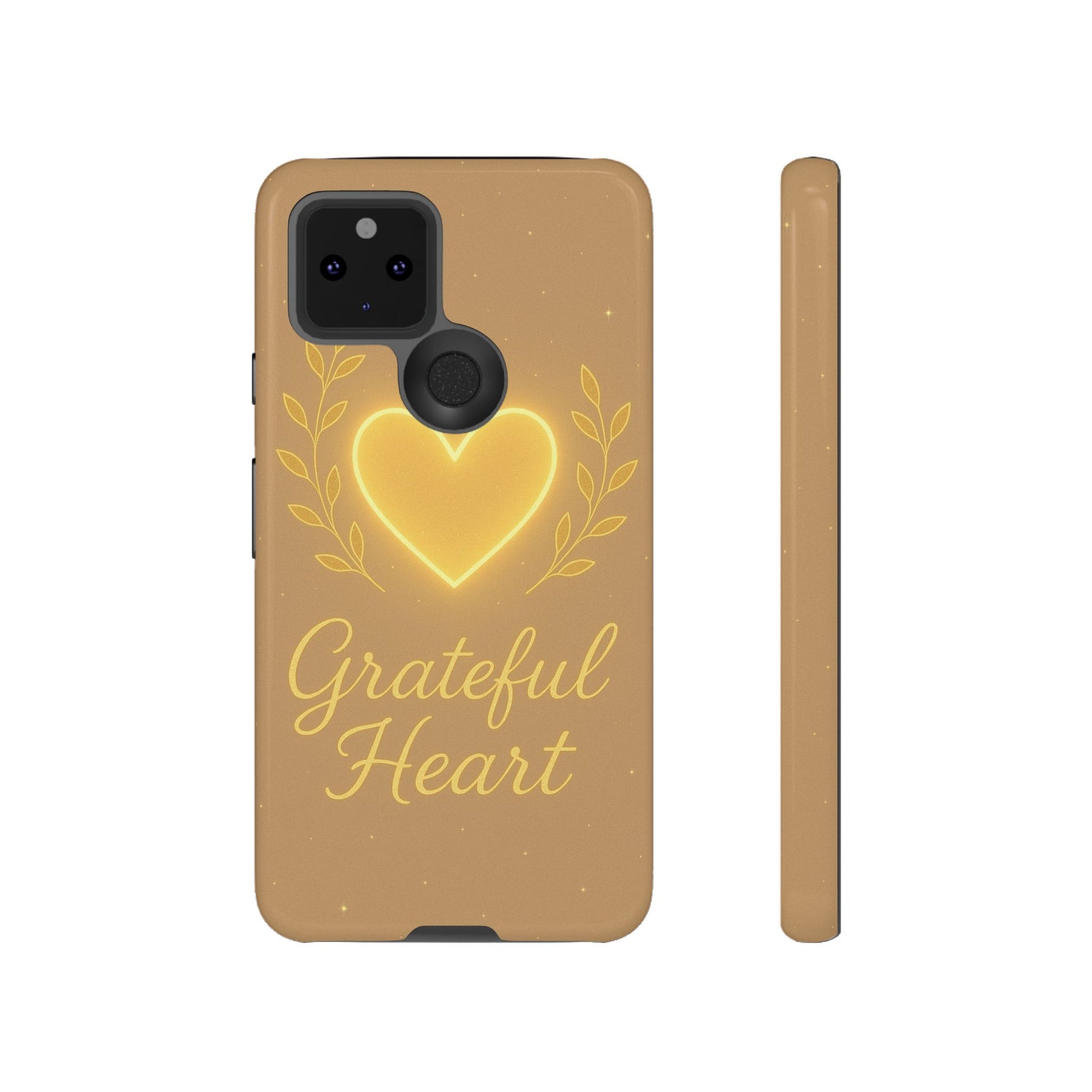 Grateful Heart iPhone Case — Warm Neon Heart - Shamo's