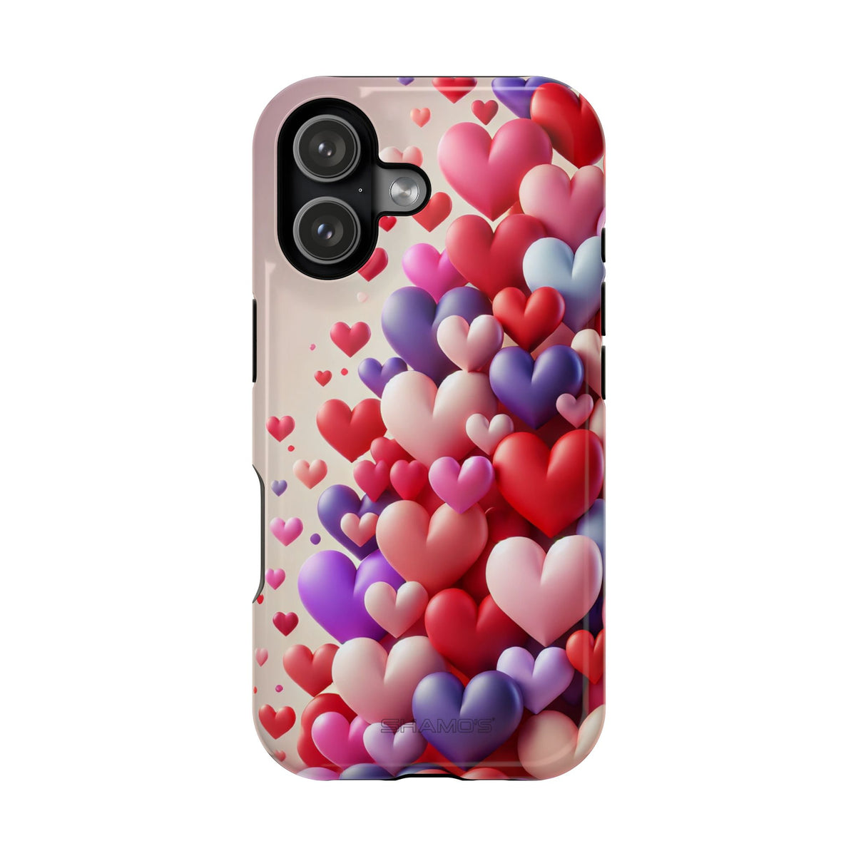 Love Hearts MagSafe iPhone Case — Magnetic, Impact-Resistant