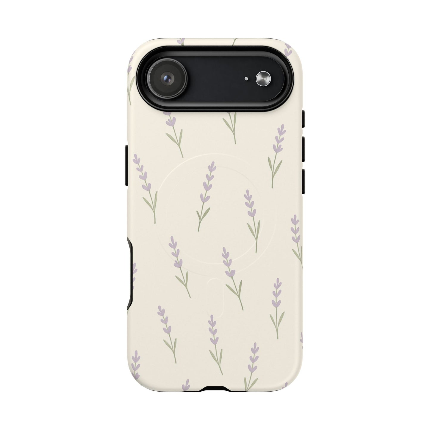 Lavender Minimal Bloom iPhone Case with MagSafe
