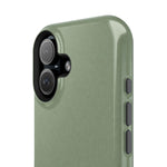 Olive Green MagSafe Compatible Impact-Resistant iPhone Case