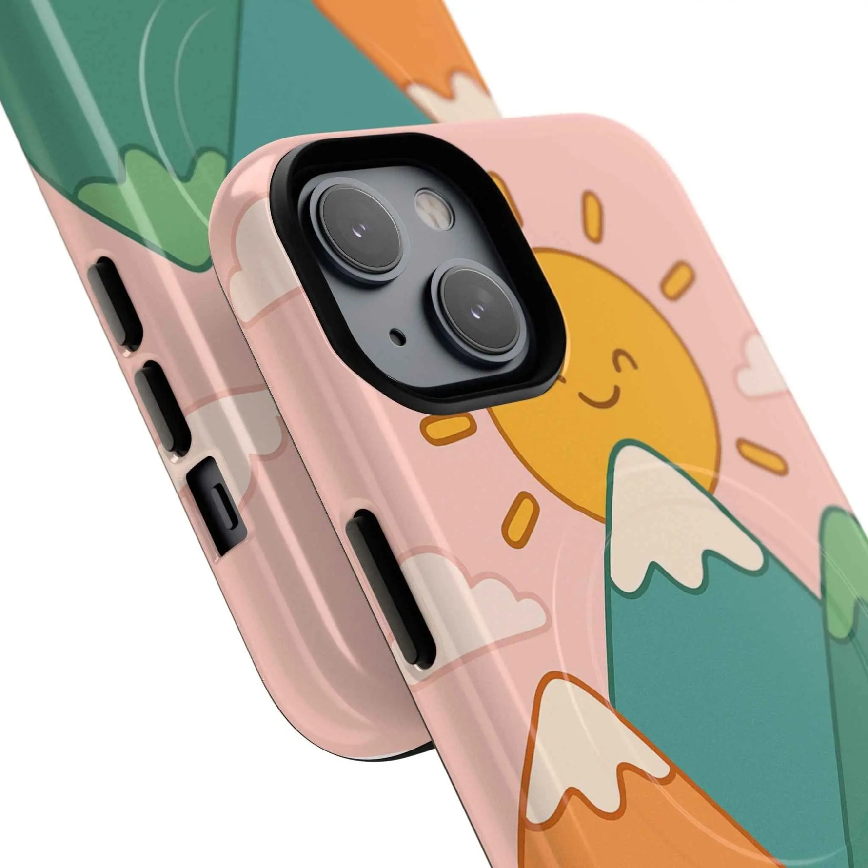 Mountain Sunrise Phone Case - Tough MagSafe Magnetic Design