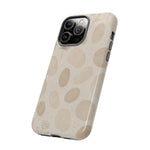 Neutral Pebble Pattern Tough iPhone Case  Shamo's