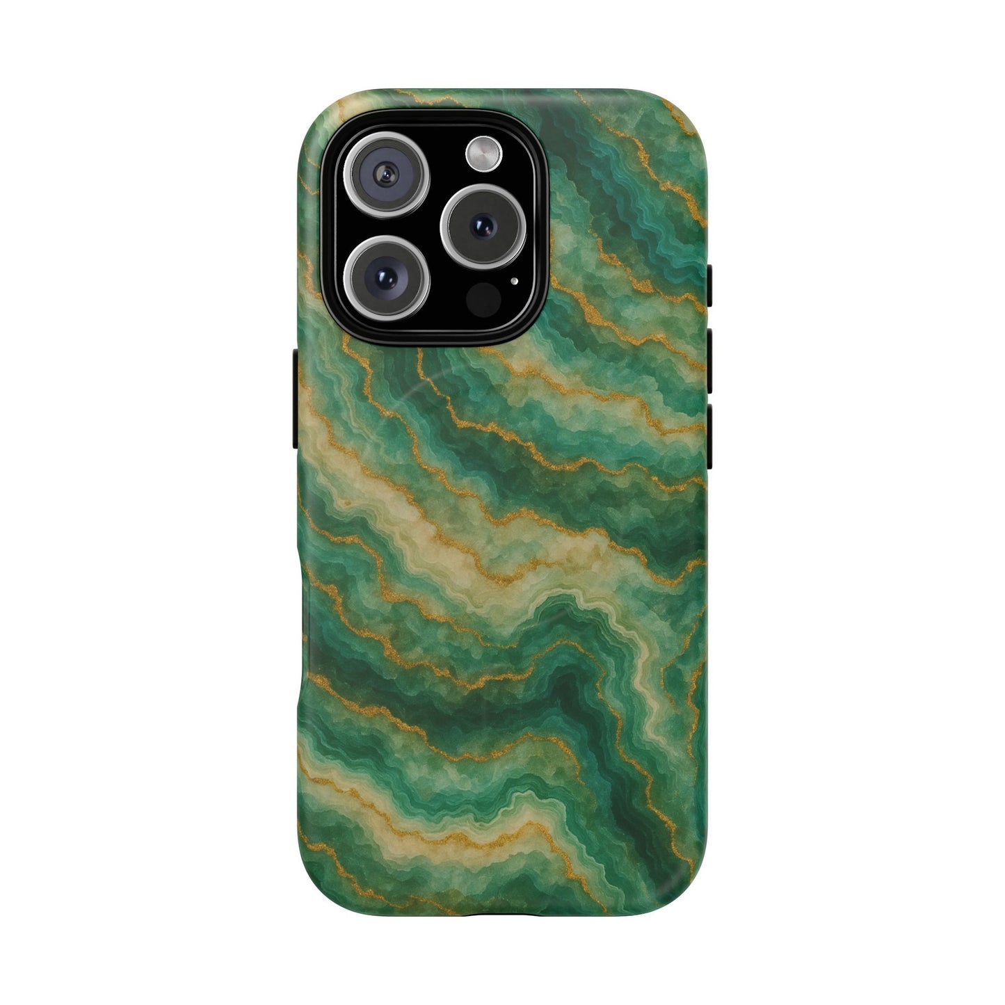 Green Marble iPhone Case with MagSafe - Shamo's