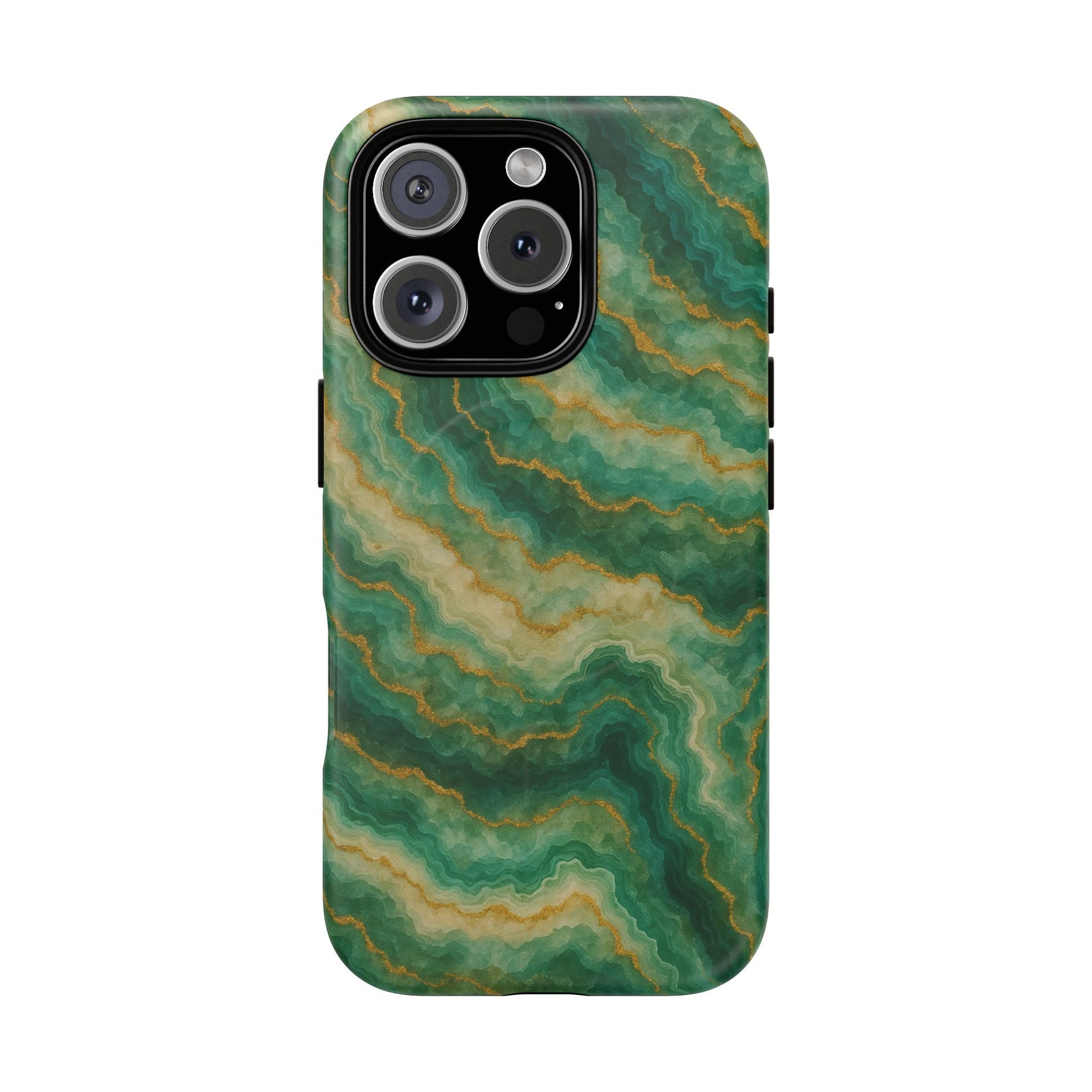 Green Marble iPhone Case with MagSafe - Shamo's