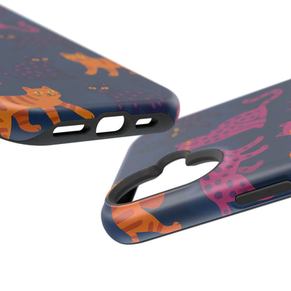 Colorful Cat Phone Case - MagSafe Impact-Resistant