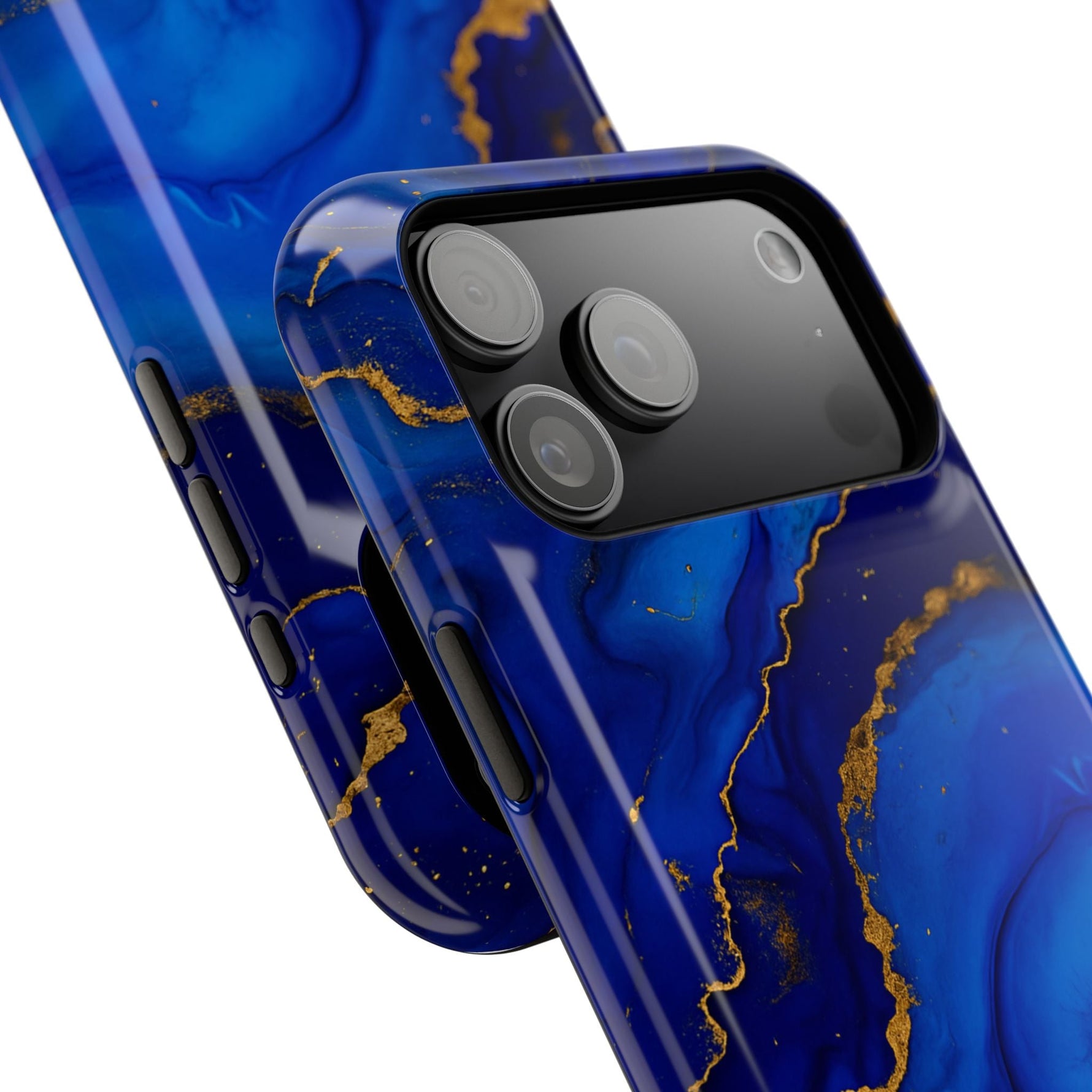 Blue Gold Marble Phone Case  Shamo's #iphone-17-pro-max