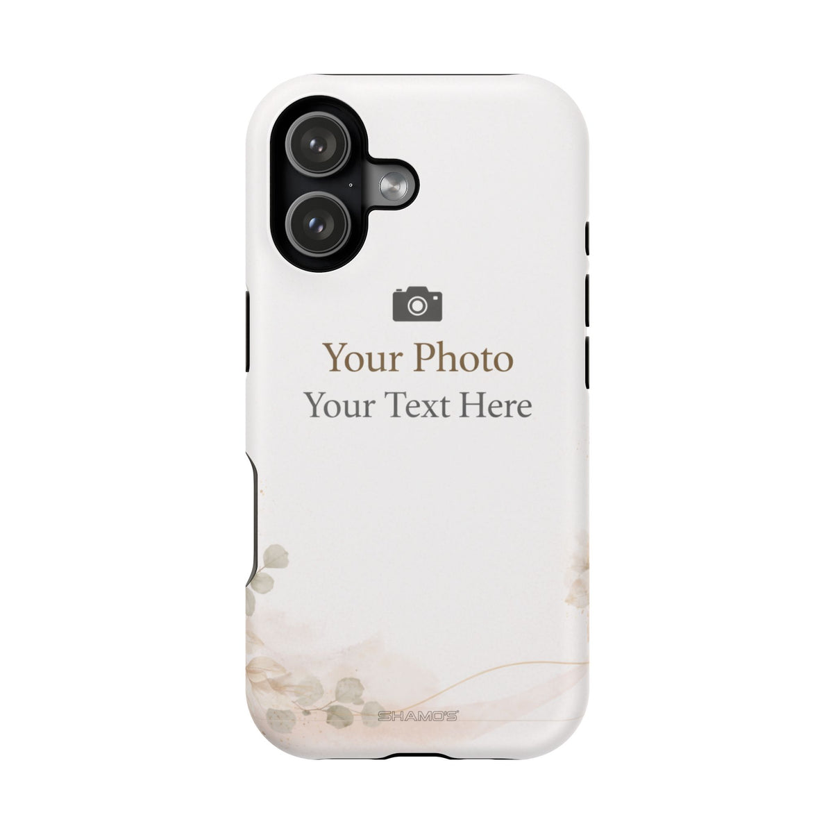 Personalizable Impact-Resistant Phone Case — Add Photo & Text