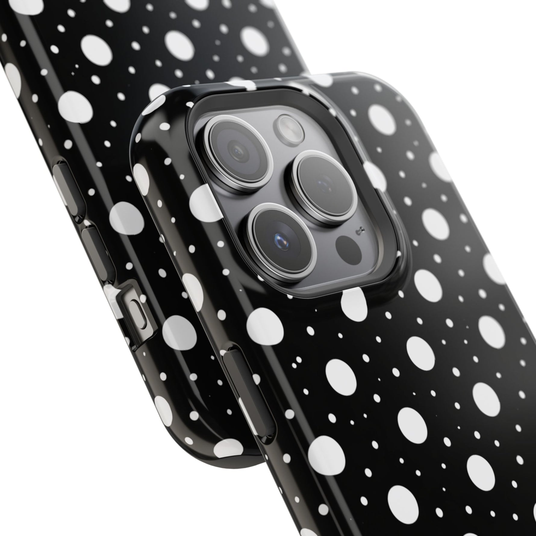 Polka Dot Impact-Resistant iPhone Case | MagSafe