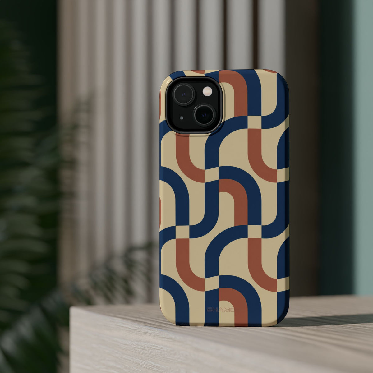Mod Ribbon – Retro Geometric MagSafe Phone Case