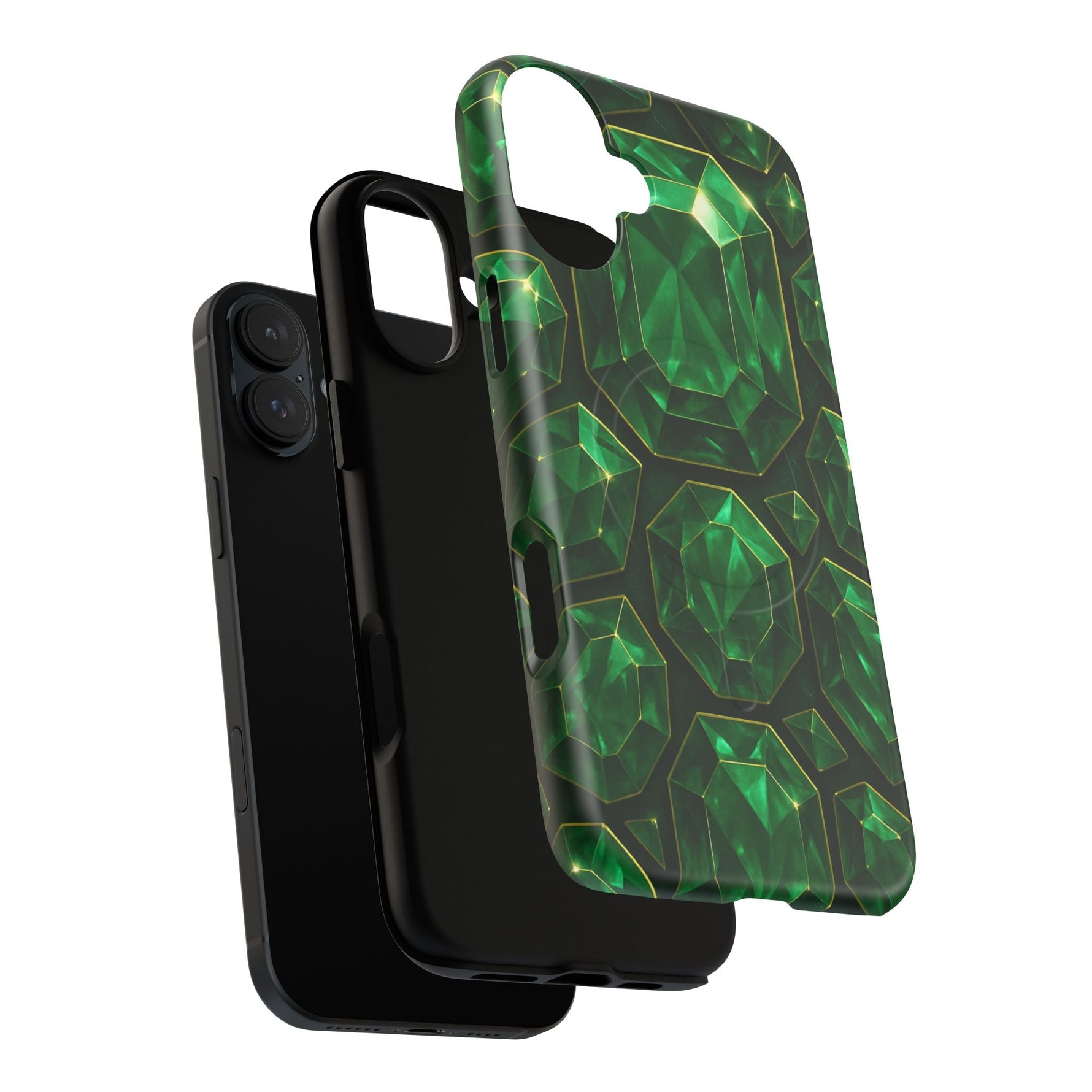 Luxury Series Emerald Gem iPhone Case with MagSafe  Shamo's