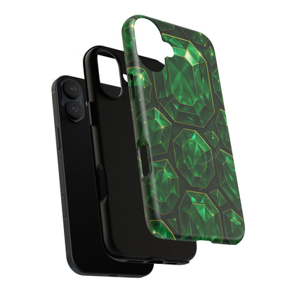 Luxury Series Emerald Gem iPhone Case with MagSafe
