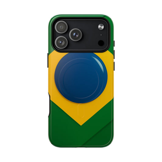 Brazil Flag iPhone Case | MagSafe