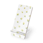 Floral Smartphone Stand, French Elegance Garden, Small Yellow Flower Phone Display