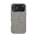 Cracked Concrete Texture iPhone Case with MagSafe compatibility  Shamo's iPhone 17 Pro Max / Matte